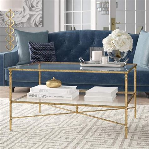 With its clean lines, this brilliant square occasional table showcases a distinctive style for an intriguing look. Willa Arlo Interiors Caila Coffee Table in 2020 | Glass ...