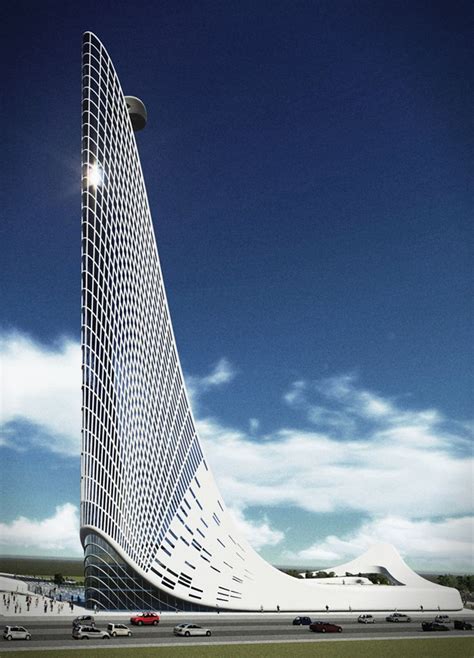 Skyscraper On Behance Modern Architecture Design Organic Architecture
