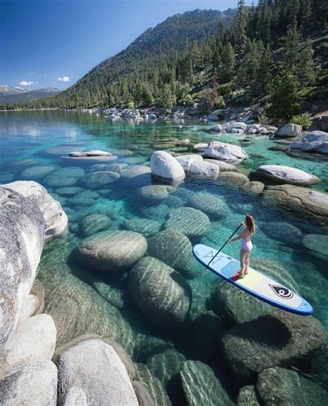 The Clearest Lake In The World Lake Tahoe In Nevada Usa Dream
