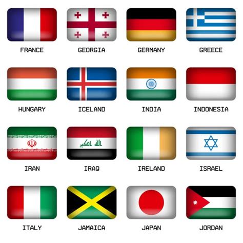 Set Of Round Flags World Top States — Stock Vector © Lucaluppi 25020721
