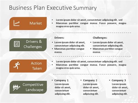 Animated Business Plan Executive Summary 2 Powerpoint Template