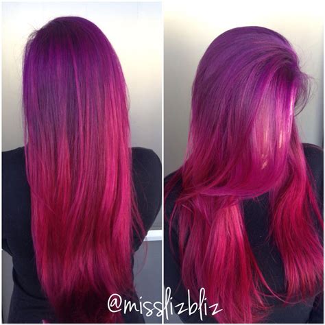 Purple Pink Melt Peach Hair Colors Vivid Hair Color Hair