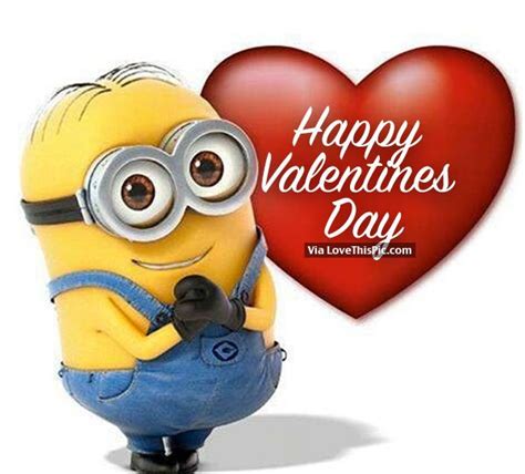 235943 Happy Valentine S Day Heart Minion Quote 600×543 Amor