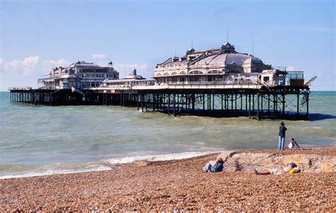 A Look At The West Pier In Brighton East Sussex England In The 1980s