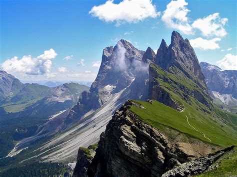 A Beautiful View On The Odle Wonderful Group Of The Dolomites Alto