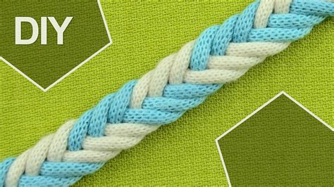 Maybe you would like to learn more about one of these? DIY: Easy 6-Strand Flat Arrow Braid in 2 colors | Macrame patterns, Paracord braids, Diy braids