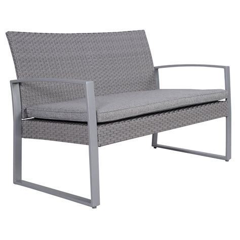 Giantex Pc Patio Furniture Set Cushioned Outdoor Wicker Rattan Garden
