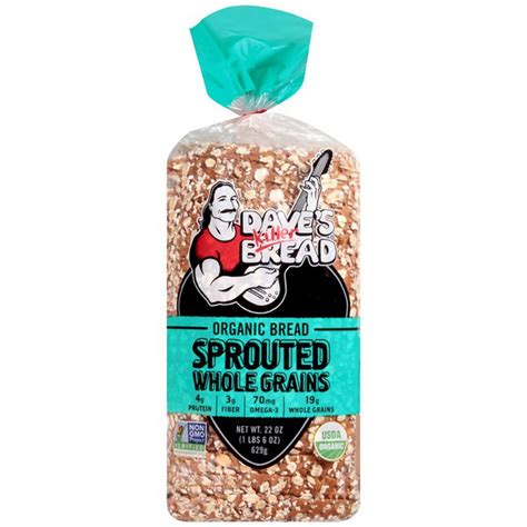 Daves Killer Bread Sprouted Whole Grains Organic Bread 22 Oz From
