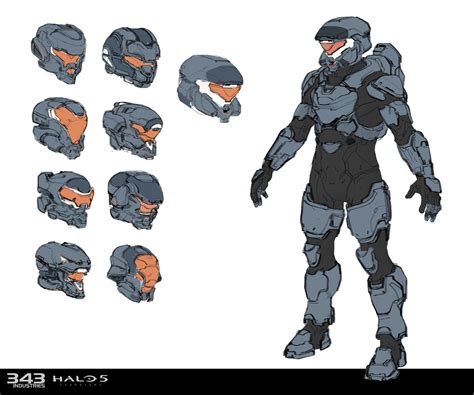 Unused Mp Armor Sketches For Halo 5 Guardians Sam Brown On Artstation