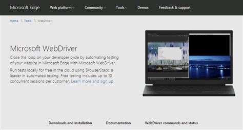 Usar Webdriver Para Automatizar Microsoft Edge Micros
