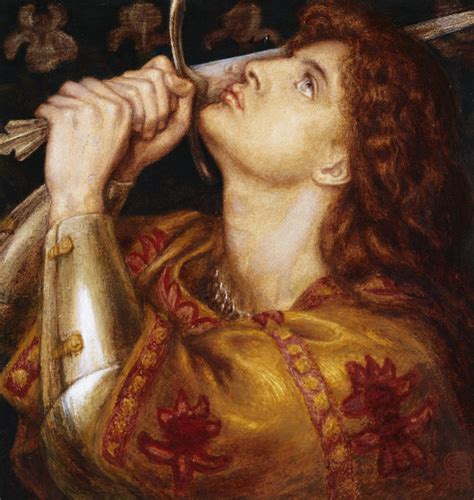 Joan Of Arc Posters And Prints By Dante Gabriel Rossetti