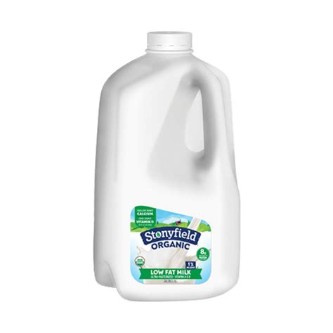 Stonyfield Organic Low Fat 1 Milk Gallon Stonyfield