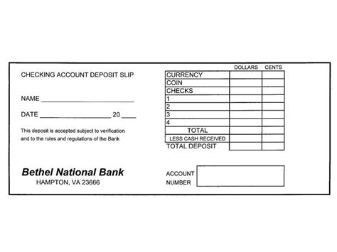 Maybe you would like to learn more about one of these? The Deposit Slip
