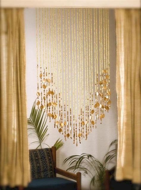 53 Stunning Vintage Mid Century Living Room Decor Ideas Door Beads