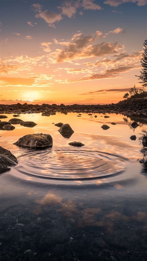 1080x1920 Sky Scenic Landscape Water Reflection Rocks Iphone 76s6