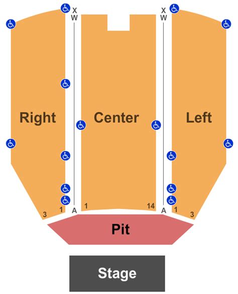 Charleston Civic Center Little Theater Seating Chart