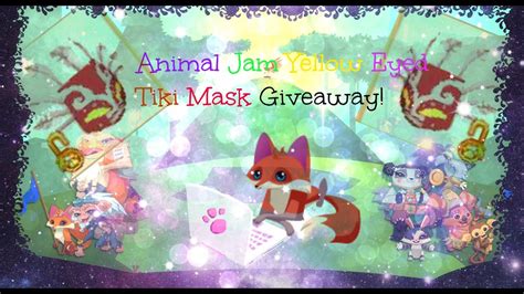 It was originally released during beta testing in jam mart clothing, but it was removed from stores shortly after beta ended and hasn't returned since. Animal Jam + Yellow Eyed Tiki Mask Giveaway! - YouTube