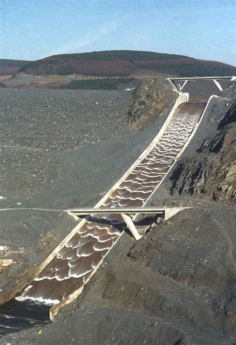 chute spillway of llyn brianne dam in wales [960 × 1404] dam hydropower station water reservoir