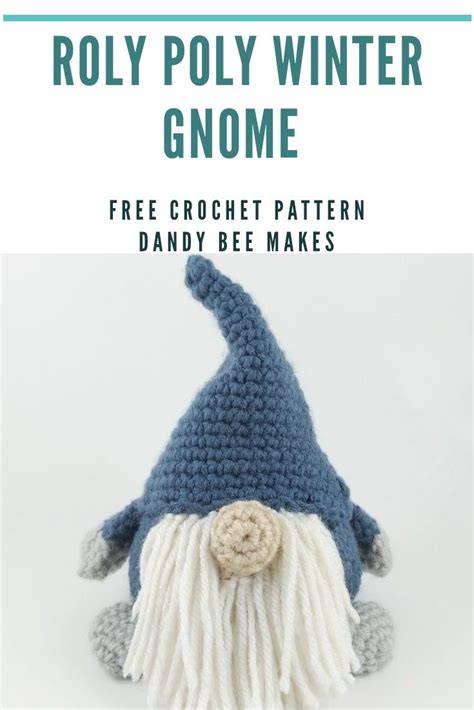 Roly Poly Winter Gnome Crochet Ornament Patterns