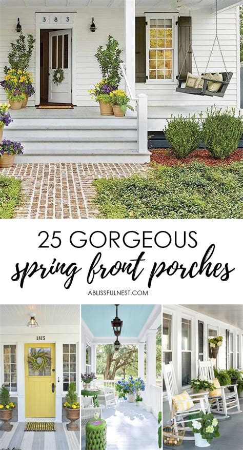 25 Spring Front Porch Ideas Bright And Refreshing Design