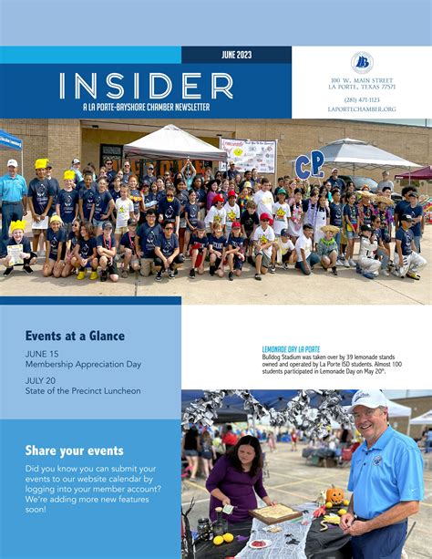 June 2023: La Porte Chamber Insider Newsletter by laportechamber - Issuu