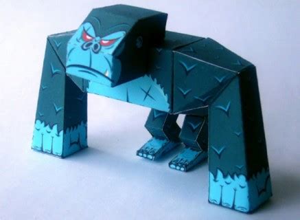 Blog Paper Toy Papertoy Macaco Mistermanolo Pic Paper Toy