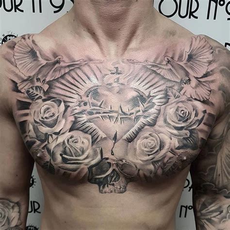 Chest Piece Mens Chest Tattoos Ideas Best Tattoo Ideas