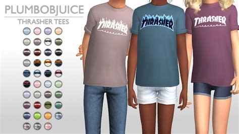 Juice weld baixar juice wrld. Sims 4 CC's - The Best: Thrasher Tees by PlumbobJuice ...