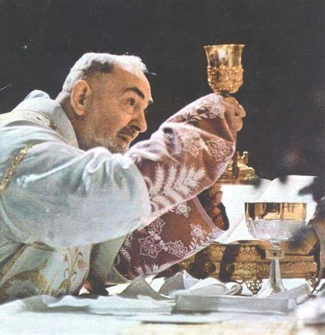 St Padre Pio Saying Mass Padre Pio Stigmata St Pio Of Pietrelcina