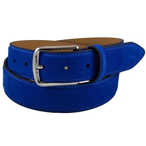 Vindonissa Blue Suede Belt Ha Bet I Could Never Get Barry To Wear