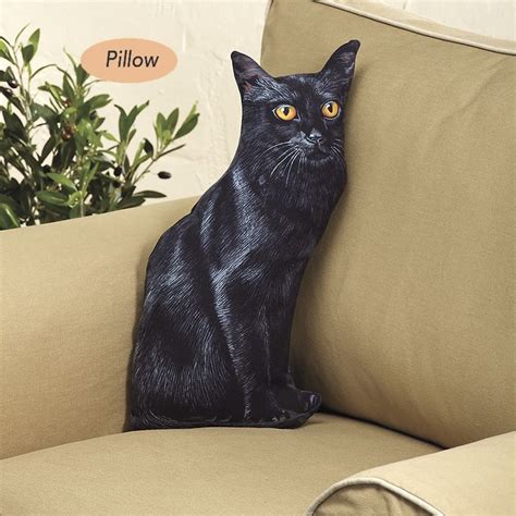 Black Cat Pillow Unique And Affordable Ts For Lifes Special Moments
