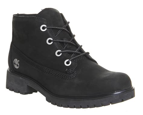Timberland Leather Slim Nellie Chukka Boots In Black Lyst