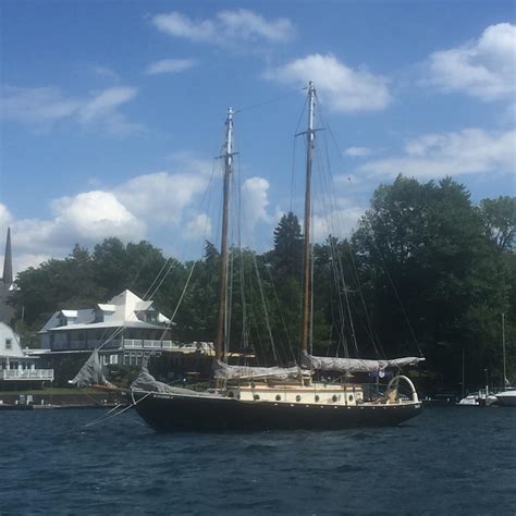 Two Masted Sailboat In The Little Sodus Bay Rsailing