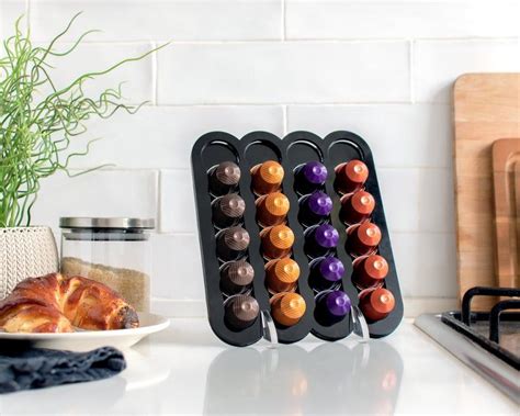 For nespresso machines, use a nespresso descaling kit which gently eliminates lime scale build up to ensure that your tasting experience is enjoyable every single day. Black Nespresso Original Capsules Holder, 20 Coffee Pod ...
