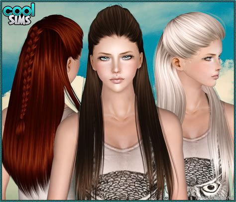 Sims 4 Half Up Hair