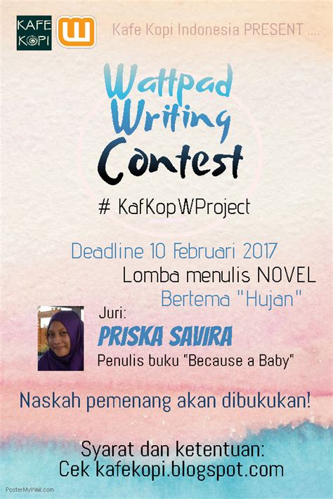 Daftar periksa untuk menulis novel dan mendapatkan dipublikasikan. Lomba menulis novel kafe kopi