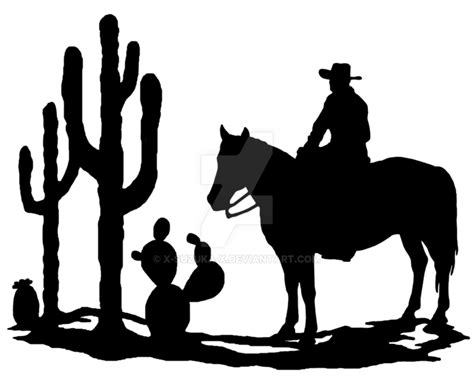 Western Silhouette Images At Getdrawings Free Download