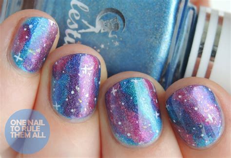 One Nail To Rule Them All: Celestial Cosmetics Galaxy Nail Art