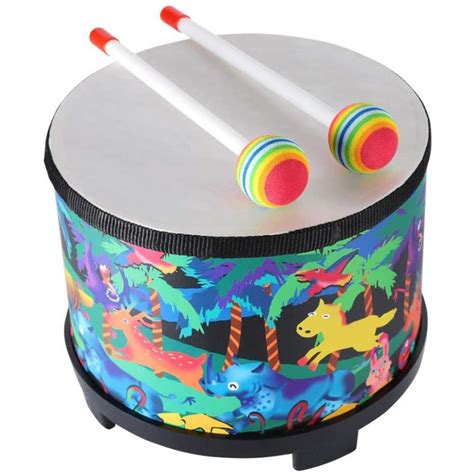 Best Floor Drum For Children 8 Inch Tom Drum For Kids Plastic Head