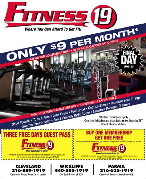 Fitness 19 Southern Suburbs General Public Places
