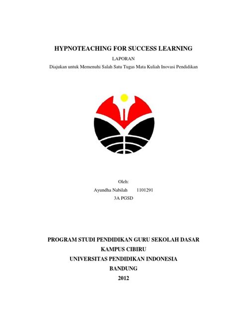 LAPORAN BUKU Hypnoteaching