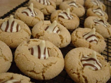 This is my favorite gingerbread cookie recipe! Hersheys Kiss Peanut Butter Cookies Recipe - Food.com