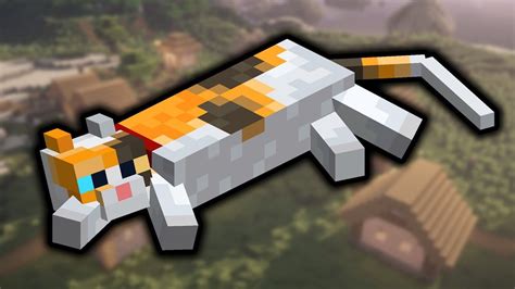 An Image Of A Cat In Minecraft