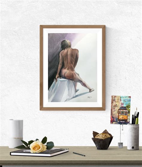 Naked Girl Pintura Por Natalia Veyner Artmajeur