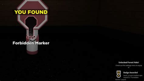 How To Find And Get Forbidden Marker In Roblox Find The Markers