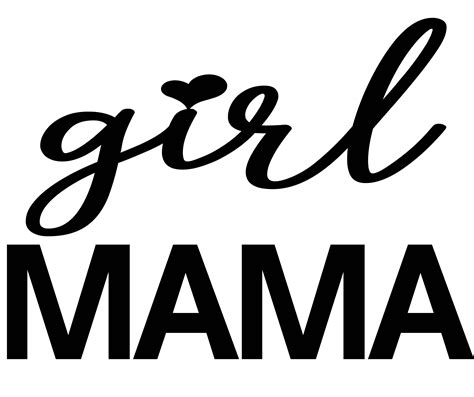 Girl Mama Svg Mom Png Mom Of Girls Svg Mothers Day Svg Girl Mom