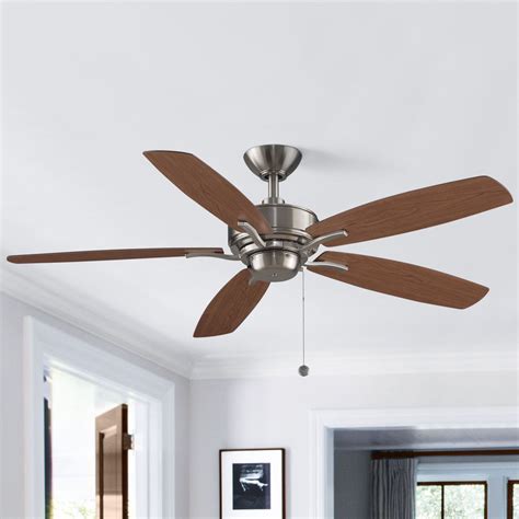 Aire Deluxe 52 Inch Fan In Brushed Nickel Fp6284bn Destination Lighting