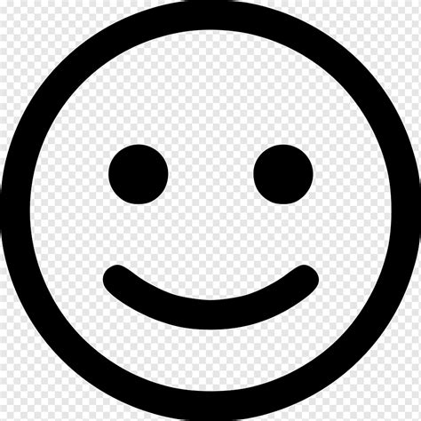 Cones De Computador Smiley Emoticon Preto E Branco Emoji Preto E