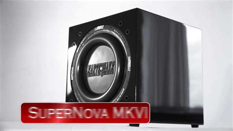 A subwoofer box is a crucial piece that improves the quality of your audio and gives it uniform sound. Earthquake Supernova MKVI Subwoofer - YouTube