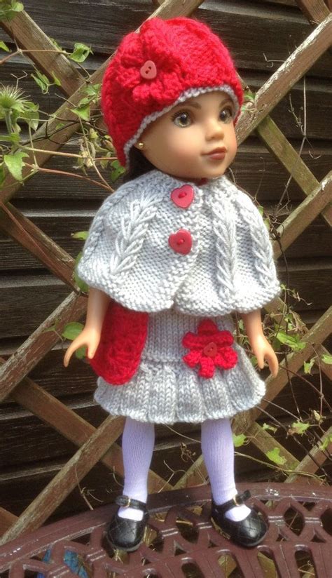 Lc17 Cabled Cape Set For 14 Inch Dolls Pdf Pattern Von Jacknitss